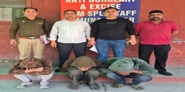 यमुनानगर:पुलिस की बड़ी कार्रवाई, सीरियल चोरी गिरोह गिरफ्तार