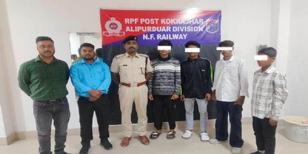 कोकराझार रेलवे स्टेशन पर ऑपरेशन “नन्हे फरिश्ते” के तहत चार नाबालिगों का रेस्क्यू