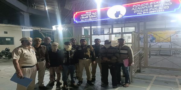 आजादपुर मेट्रो डिपो में चोरी का खुलासा, तीन आरोपित गिरफ्तार