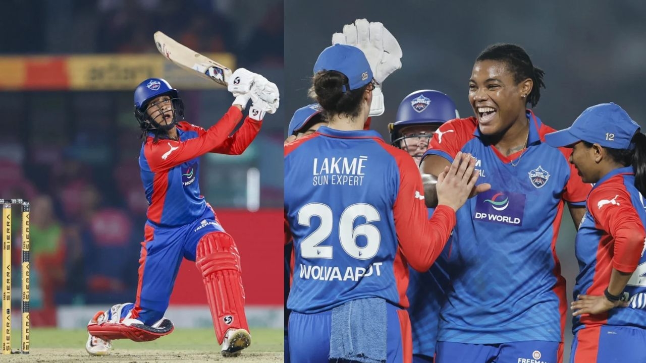 गुजरात जायंट्स को 7 विकेट से हराकर दिल्ली कैपिटल्स डब्ल्यूपीएल 2026 के फाइनल में गुजरात जायंट्स को 7 विकेट से हराकर दिल्ली कैपिटल्स डब्ल्यूपीएल 2026 के फाइनल में