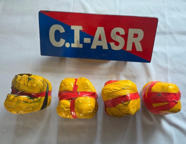 पंजाब पुलिस द्वारा बरामद हेरोइन