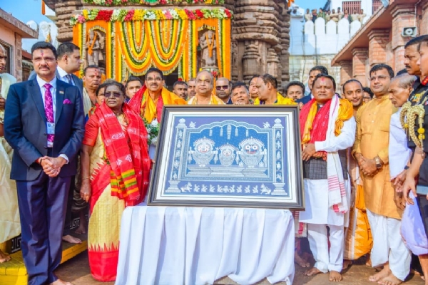 जगन्नाथ मंदिर में राष्ट्रपति दौपदी मुर्मु