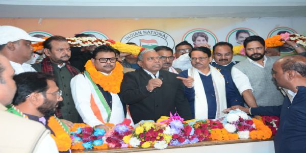 आदित्य विक्रम की कांग्रेस में हुई वापसी, प्रभारी ने कहा संगठन होगा मजबूत