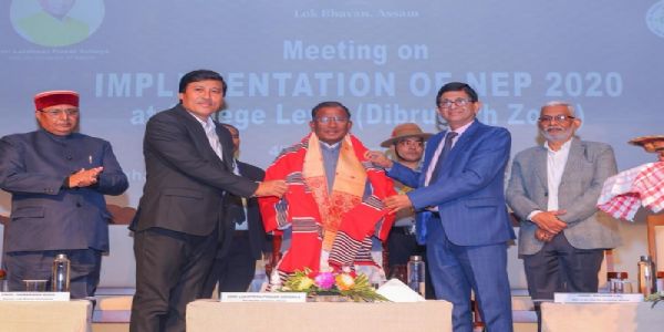 राज्यपाल ने शिक्षण संस्थानों में एनईपी 2020 के लागू होने की समीक्षा की