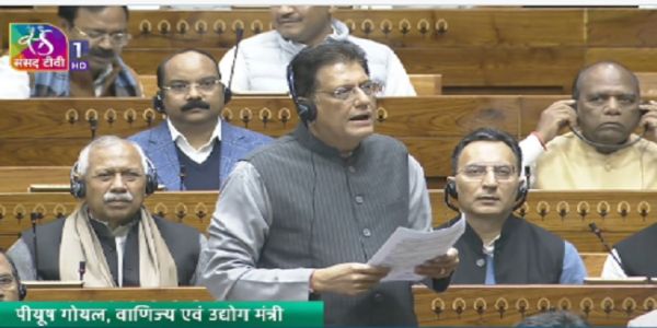 विपक्ष के हंगामे के बीच पीयूष गोयल ने लोकसभा में भारत-अमेरिका व्‍यापार डील पर दिया बयान