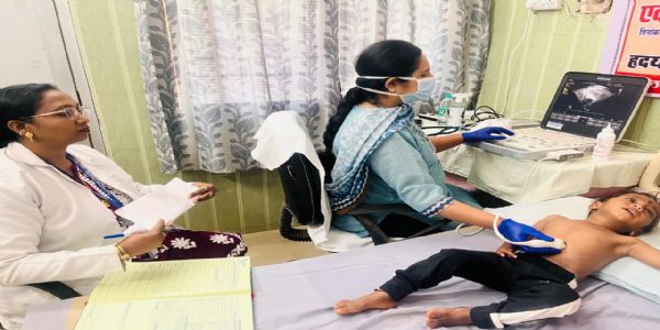 हृदय जांच शिविर : 53 बच्चों की हुई जांच, 26 बच्चों की होगी सर्जरी