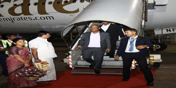 सेशेल्स के राष्ट्रपति सात दिन के दाैरे पर पहुंचे भारत, चेन्नई में हुआ स्वागत