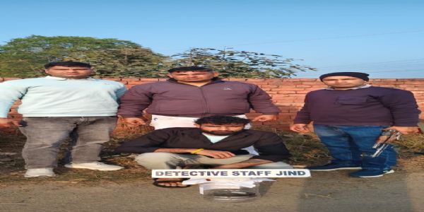 जींद : दो पिस्तौल व जिंदा कारतूस के साथ दो युवक गिरफ्तार