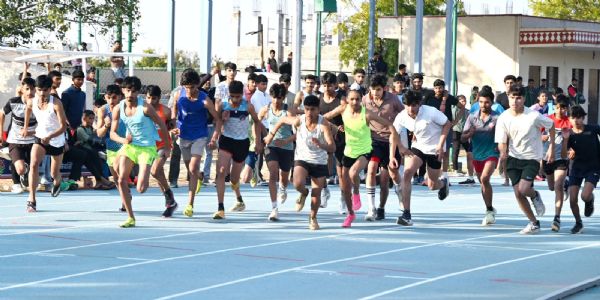 एथलीट्स एवं पैरा एथलीट्स ने स्किल टेस्ट में दिखाया दमखम