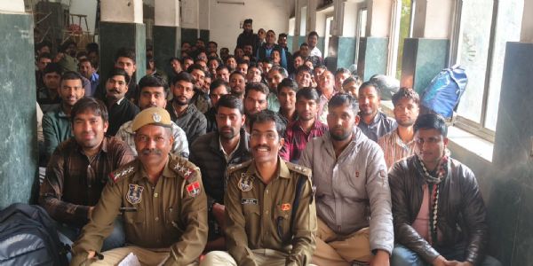 यातायात पुलिस में शामिल हुए 322 नये ट्रैफिक मार्शल