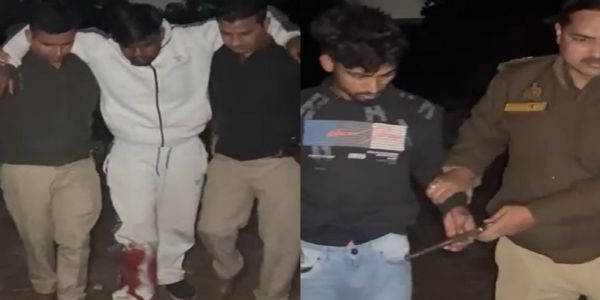 आईटीआई छात्र पर फायर झोंकने वाला आरोपित मुठभेड़ में घायल, साथी गिरफ्तार