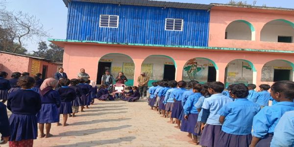 कवि प्रदीप की जयंती पर स्कूली बच्चों ने किया याद,रचित रचना का किया गया पाठ