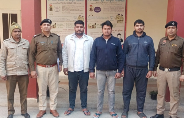 सोनीपत: झरोठ टोल कर्मचारी अपहरण लूट मामले में गिरफ्तार तीन आरोपी