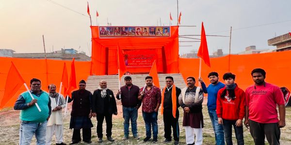 मोतिहारी के हनुमानगढी में हिन्दू सम्मेलन की तैयारी अंतिम चरण मेंं