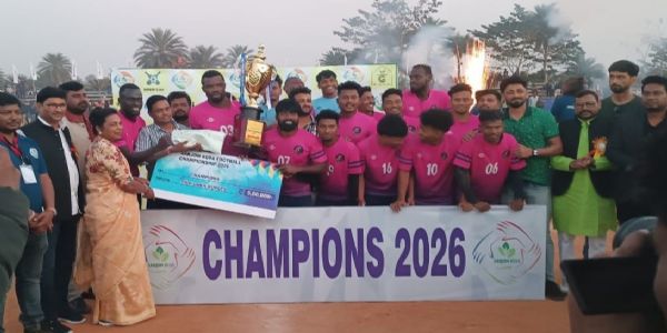 ओडिशा के अमित ब्रदर्स की टीम ने जीता सारजोम बेडा फुटबॉल चैंपियनशिप का खिताब