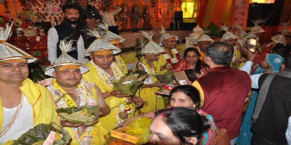 श्री शनि साई मंदिर में 58 बटुकों का हुआ यज्ञोपवीत संस्कार