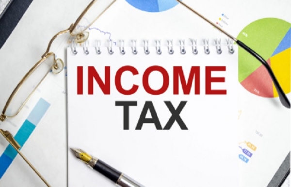 आयकर के लोगो का प्रतीकात्‍मक चित्र