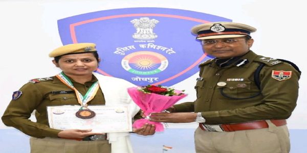 ऑल इंडिया पुलिस ड्यूटी मीट: एसआई प्राची गुर्जर ने हैंडबॉल में जीता कांस्य पदक