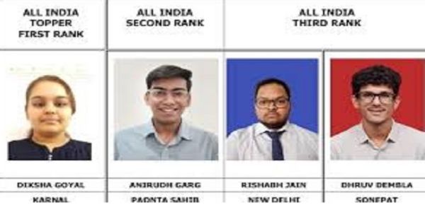 सीए फाइनल का रिजल्ट जारी, हरियाणा की बेटी दीक्षा गोयल बनी सीए टॉपर