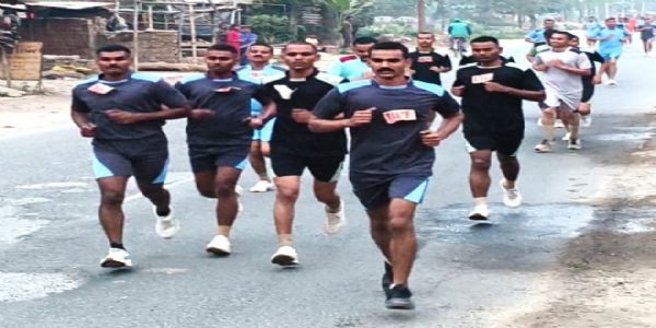 क्रॉस कंट्री में रिक्रूट्स ने दिखाई दमखम, राहुल पटेल रहे अव्वल