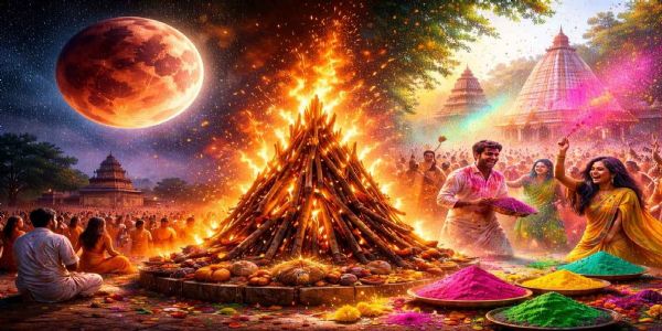 चंद्रग्रहण के सूतक का होलिका दहन और रंगों की होली पर कोई विशेष प्रभाव नहीं