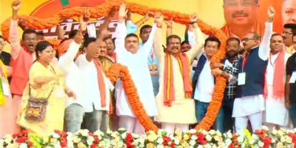 भाजपा की ‘परिवर्तन संकल्प रथ यात्रा’ का गड़बेता से भव्य आगाज