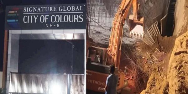 गुरुग्राम: सात श्रमिकों के शवों को परिजनों का इंतजार, चार घायलों का हो रहा उपचार