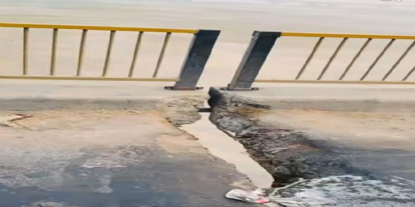 संजय सेतु में इंस्पेक्शन जॉइंट टूटा, भारी वाहनों का आवागमन रोका गया,124 बेयरिंग बदलने की तैयारी