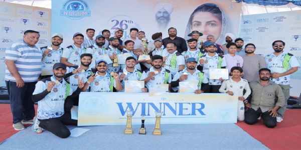 सोनीपत: बाबा गुरबचन सिंह मेमोरियल क्रिकेट टूर्नामेंट में श्रीगंगानगर टीम विजेता