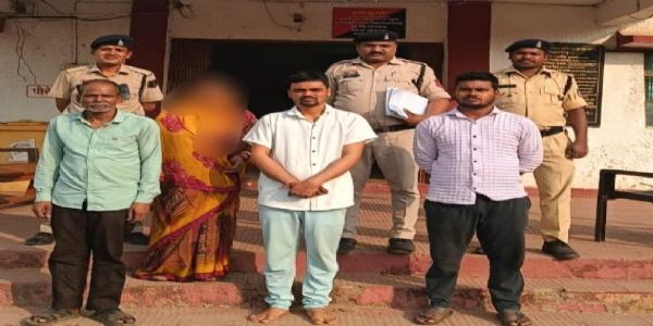 दहेज प्रताड़ना और दूसरी शादी के मामले में पति समेत 4 आरोपित गिरफ्तार