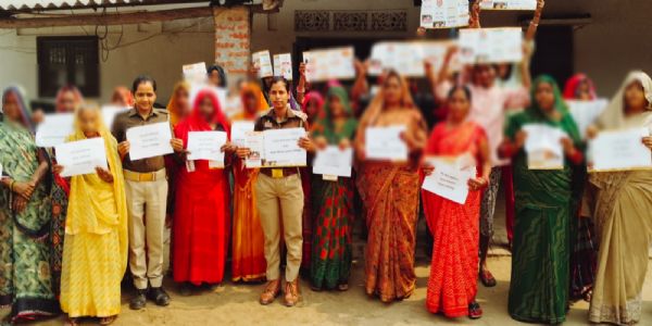 मिशन शक्ति अभियान के तहत महिलाओं व बालिकाओं को किया गया जागरूक