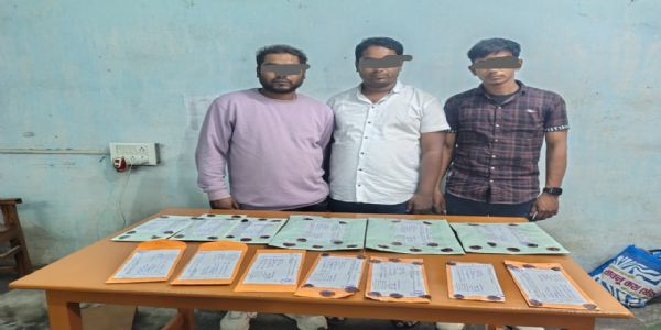 बहरमपुर बस स्टैंड पर मादक पदार्थ तस्करी आरोप में तीन गिरफ्तार