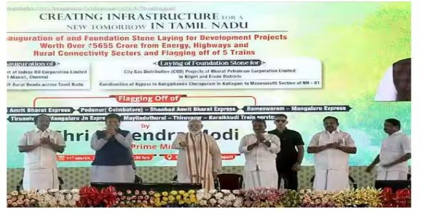 विकसित भारत बनाने के लिए विकसित तमिलनाडु का निर्माण हमारा लक्ष्य : प्रधानमंत्री