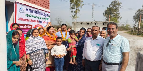 यमुनानगर:गाँव जुब्बल में जल अर्पण दिवस मनाया गया