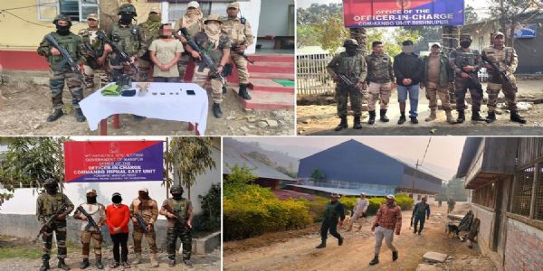 मणिपुर में उग्रवादी संगठन केसीपी, आरपीएफ एवं प्रीपाक के तीन कैडर गिरफ्तार