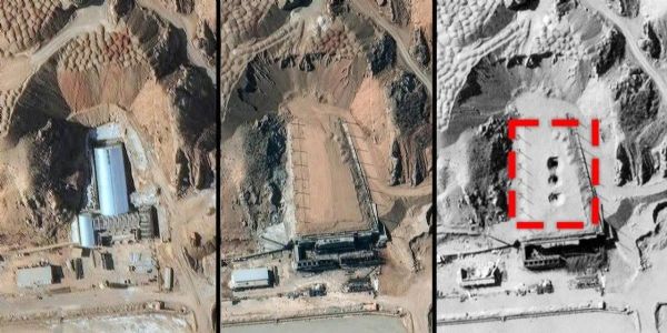 तेहरान के दक्षिण-पूर्व में परचिन मिलिट्री कॉम्प्लेक्स में तालेगान की सैटेलाइट तस्वीर