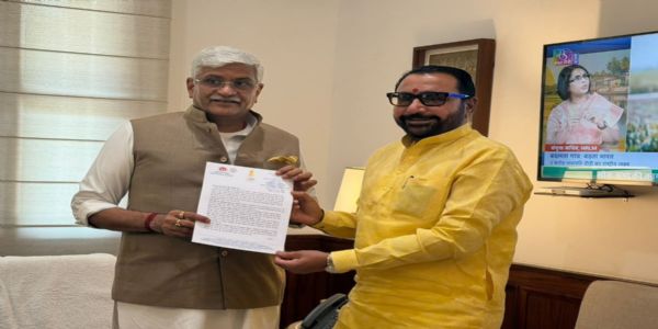 आयुष मंत्री प्रतापराव जाधव ने की गजेन्द्र सिंह शेखावत से मुलाकात