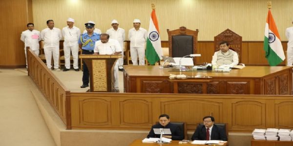 त्रिपुरा विस में राज्यपाल के अभिभाषण में खेती और लोगों की भलाई पर जाेर
