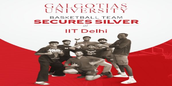आईआईटी दिल्ली के खेल महोत्सव में गलगोटियास विश्वविद्यालय की बास्केटबॉल टीम ने जीता रजत पदक