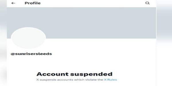 पाकिस्तानी स्पिनर अबरार अहमद को टीम में लेने के बाद सनराइजर्स लीड्स का एक्स खाता निलंबित