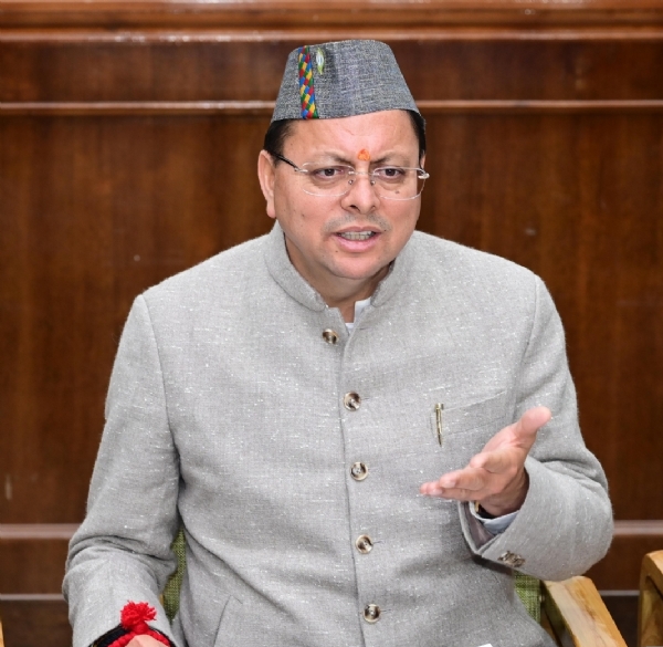 मुख्यमंत्री पुष्कर  सिंह धामी।