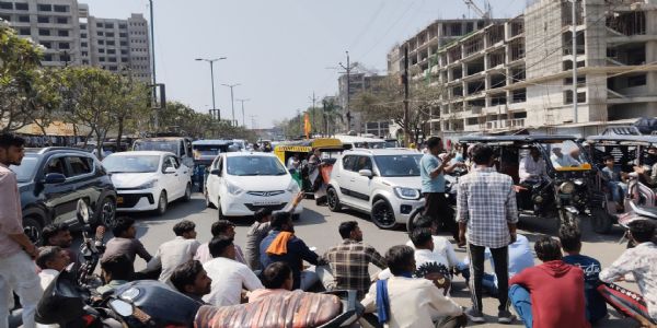 उज्जैन में मजदूर की मौत पर परिजनों का फूटा आक्रोश फुटा,लगाए आरोप