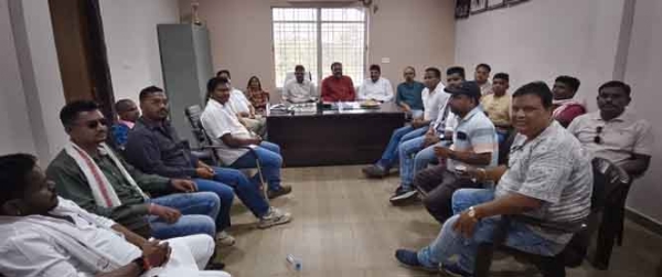 दंतेवाड़ा जिला कांग्रेस कमेटी की बैठक में विधानसभा घेराव की हुई चर्चा