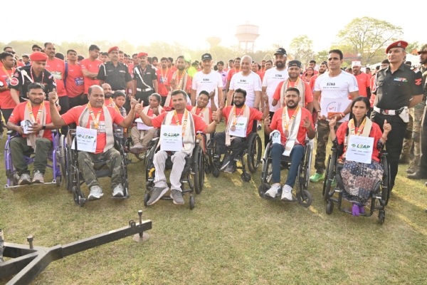 जयपुर सोल्जराथॉन 2026 में 4500 से अधिक धावकों ने लगाई दौड़