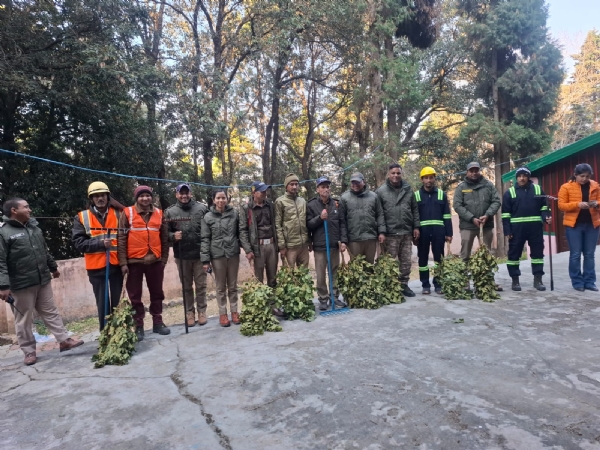 आग की घटनाओं की रोकथाम के लिए   व्यापक स्तर पर तैयारी करते वन विभाग