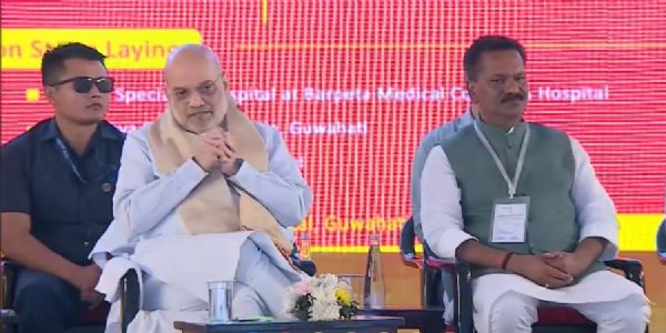 असम में केंद्रीय गृह मंत्री अमित शाह ने कई स्वास्थ्य सेवाओं का किया उद्घाटन एवं शिलान्यास