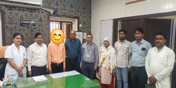 मप्र. से 13साल से लापता रोगी को ठाणे मनोचिकित्सालय से घर भेजा