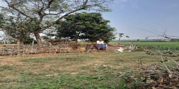 जमीन पर अवैध कब्जे को लेकर थाने में दिया आवेदन