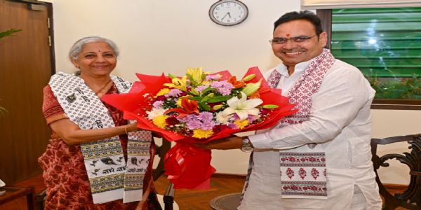 मुख्यमंत्री भजनलाल शर्मा ने नई दिल्ली में केन्द्रीय वित्त मंत्री निर्मला सीतारमण से की भेंट