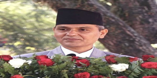 अंतरिम सरकार के गृहमंत्री ओमप्रकाश अर्याल